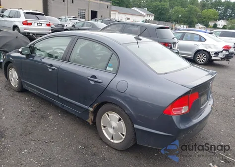 2007 Honda Civic Hybrid из США, поврежденный, VIN JHMFA36207S019842